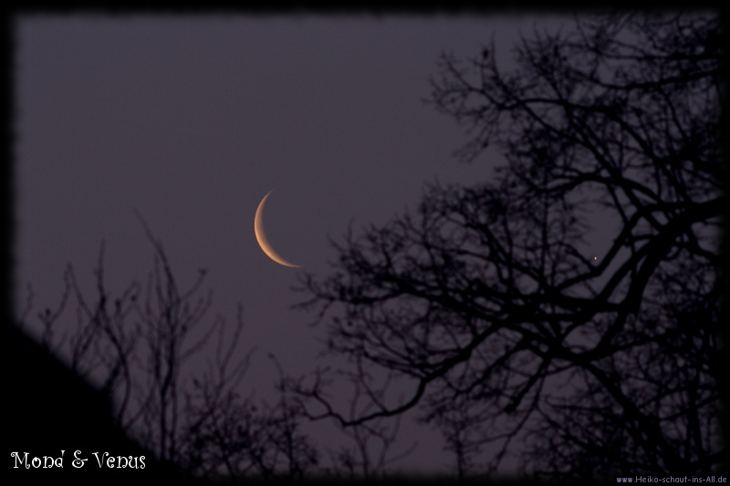 Mond und Venus am 21.03.2011